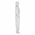 Kleenguard A20 Breathable Particle Protection Coveralls, Elastic Back, Hood and Boots, 4X-Large, White, 20PK KCC49127